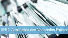 LIHTC Series: 04 Application and Verification Process